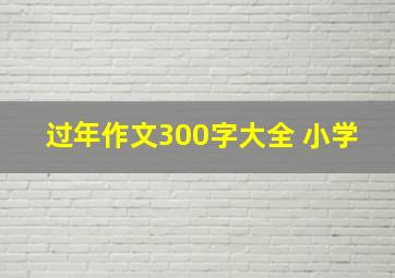 过年作文300字大全 小学